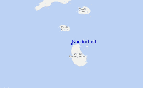 Kandui Left location map
