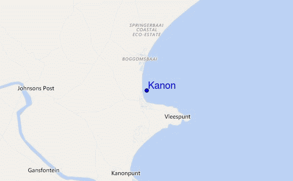 Kanon location map