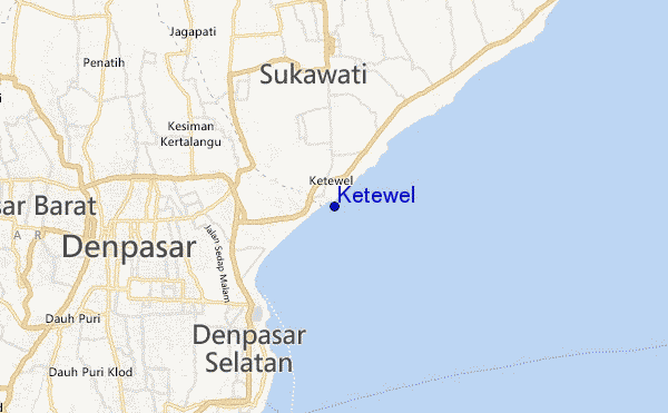 Ketewel location map
