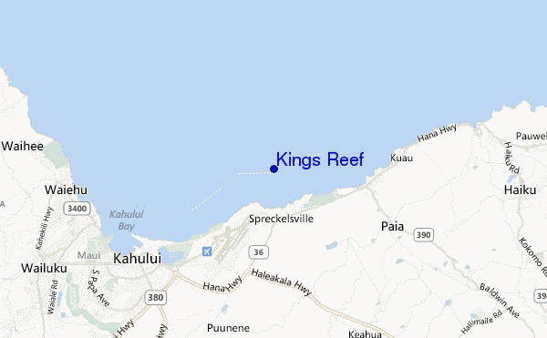 Kings Reef location map
