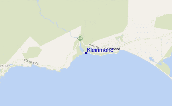Kleinmond location map