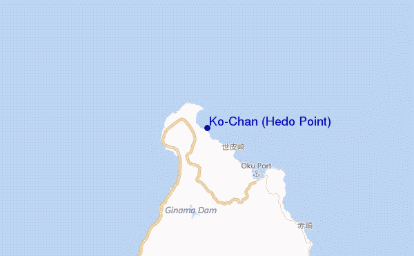 Ko-Chan (Hedo Point) location map