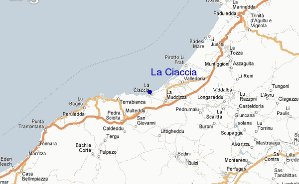 La Ciaccia location map