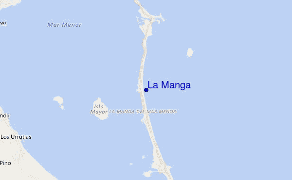 La Manga location map