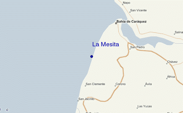 La Mesita location map
