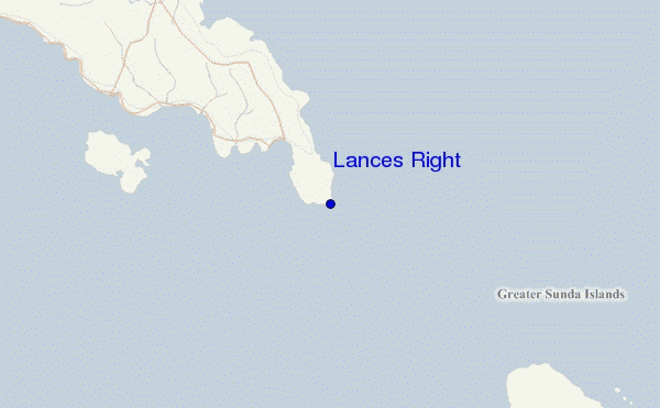 Lances Right location map