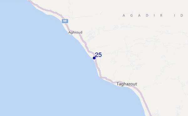 25 location map