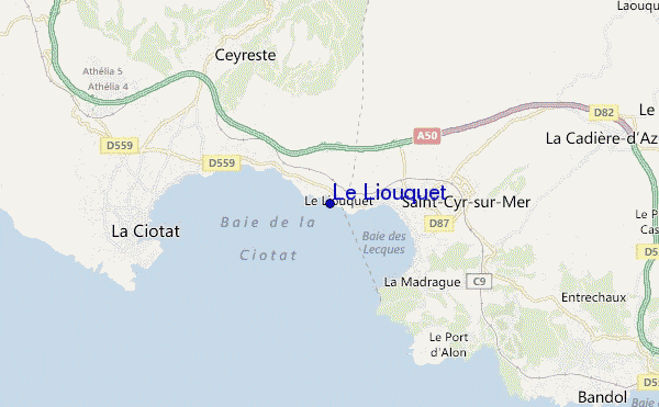 Le Liouquet location map