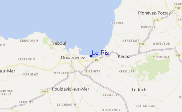 Le Ris location map
