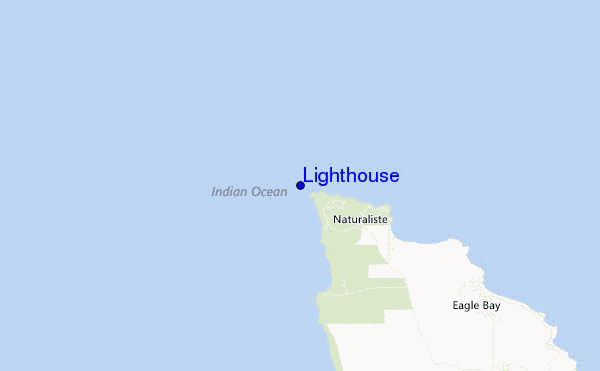 Lighthouse location map