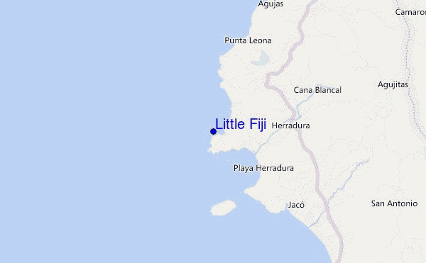 Little Fiji location map