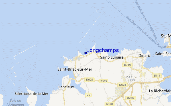 Longchamps location map