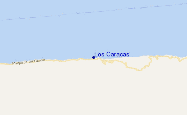 Los Caracas location map