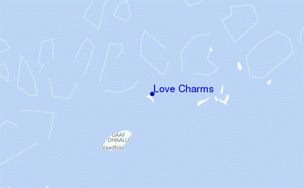 Love Charms location map