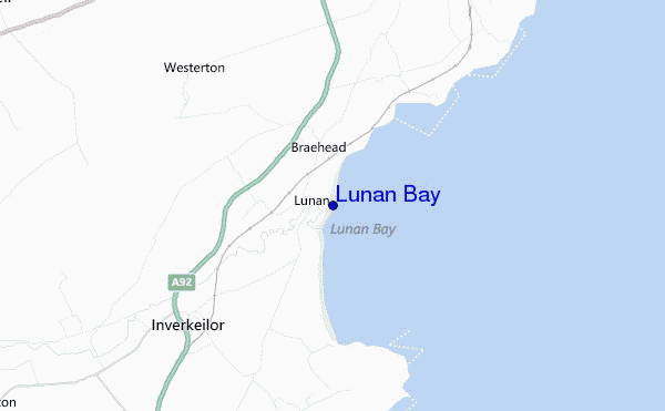 Lunan Bay location map