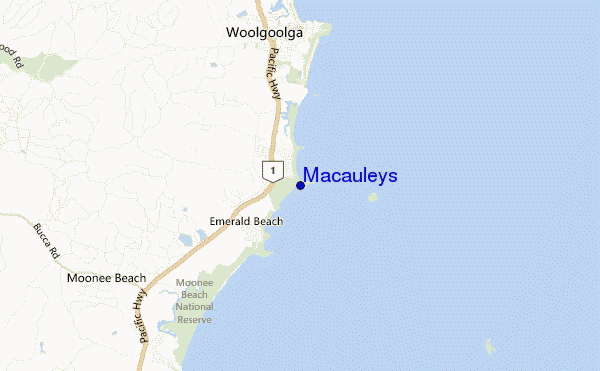 Macauleys location map