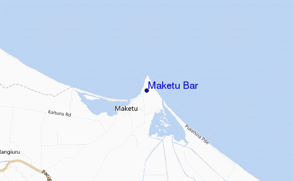 Maketu Bar location map