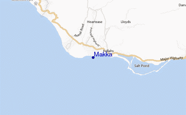 Makka location map