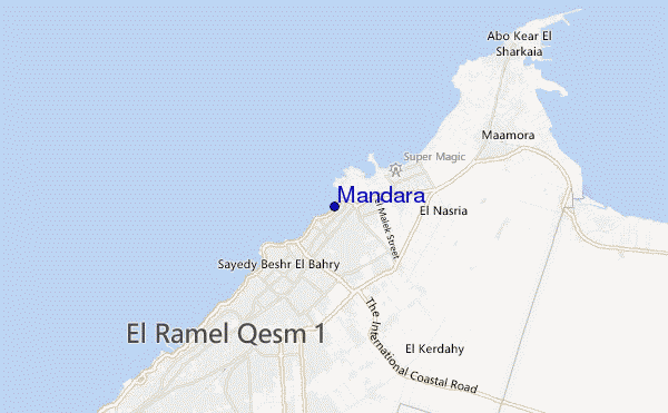 Mandara location map