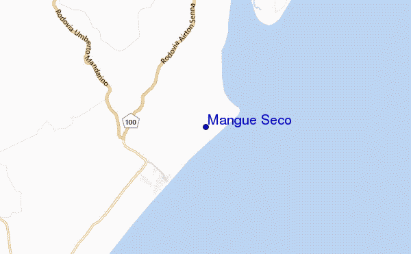 Mangue Seco location map