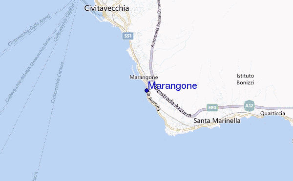 Marangone location map