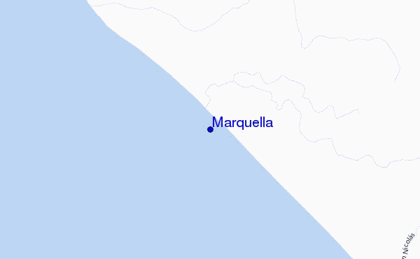 Marquella location map