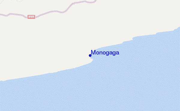 Monogaga location map