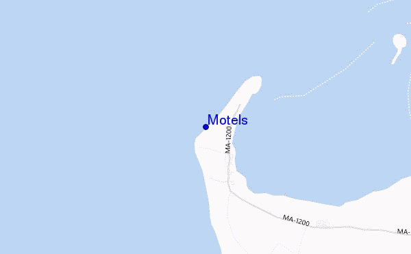 Motels location map