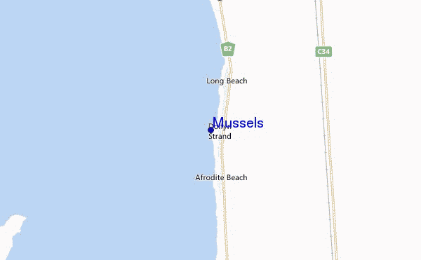 Mussels location map