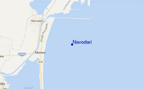 Navodari location map