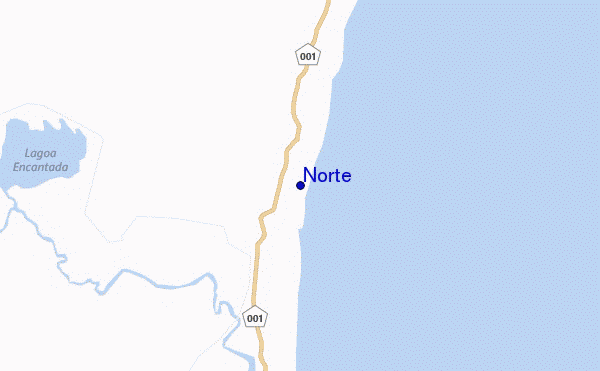 Norte location map