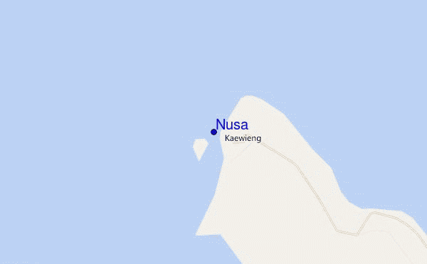Nusa location map