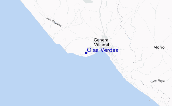 Olas Verdes location map