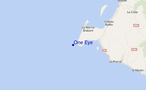 One Eye location map