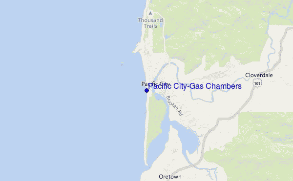 Pacific City-Gas Chambers location map