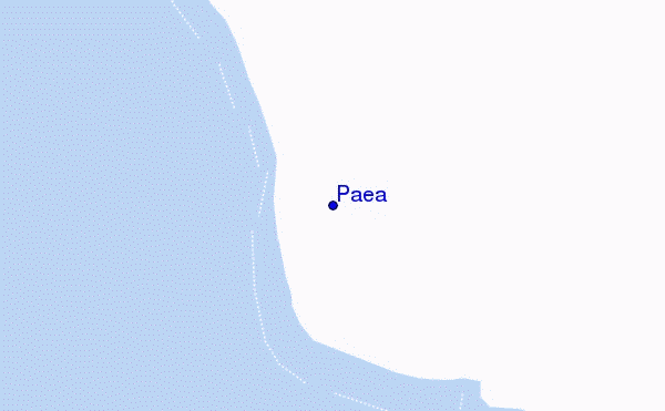 Paea location map