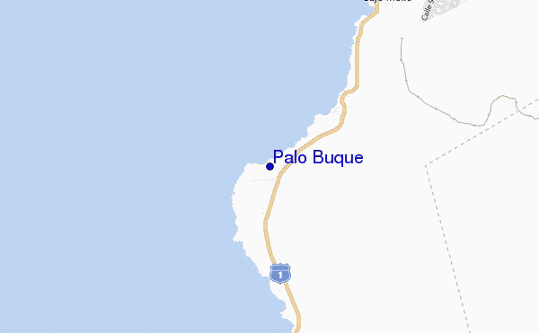Palo Buque location map