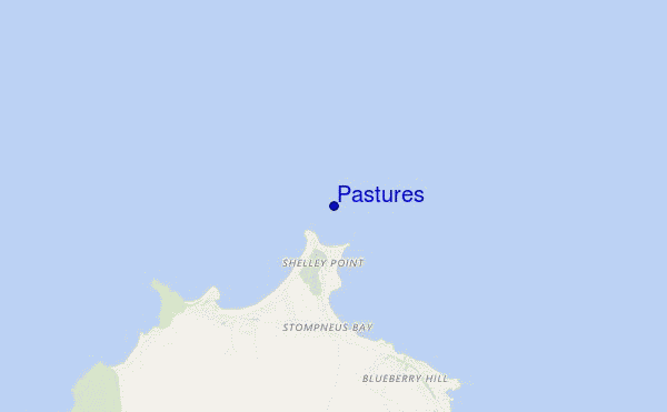 Pastures location map