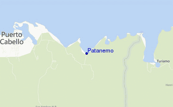 Patanemo location map