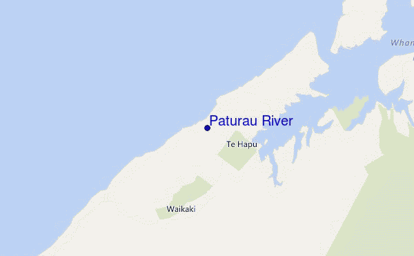 Paturau River location map