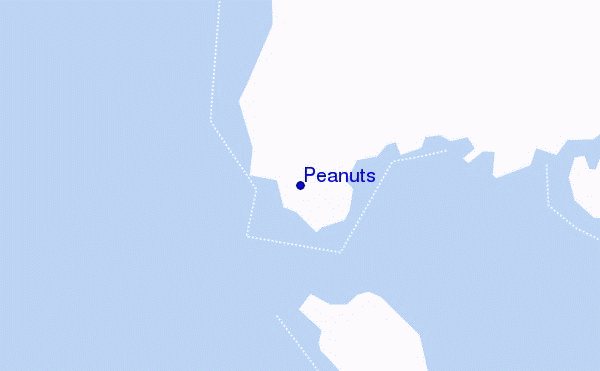 Peanuts location map