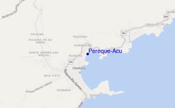 Pereque-Acu location map