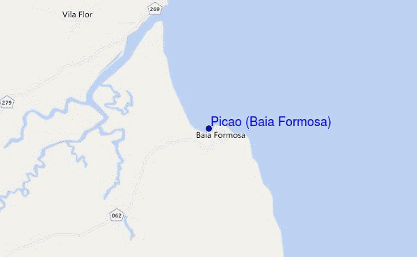 Picao (Baia Formosa) location map