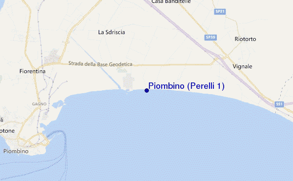 Piombino (Perelli 1) location map