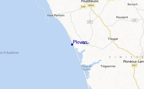 Plovan location map