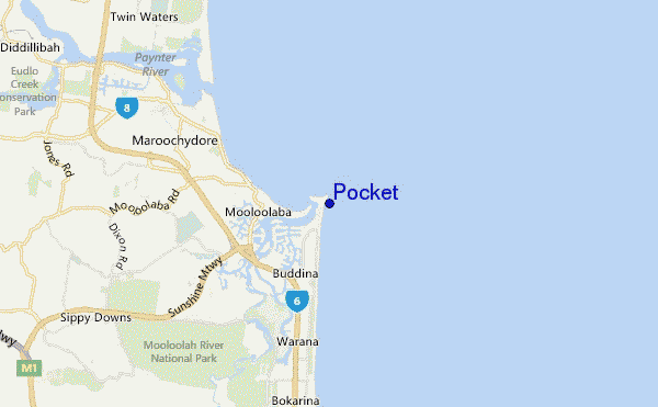 Pocket location map