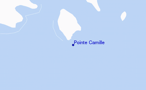 Pointe Camille location map