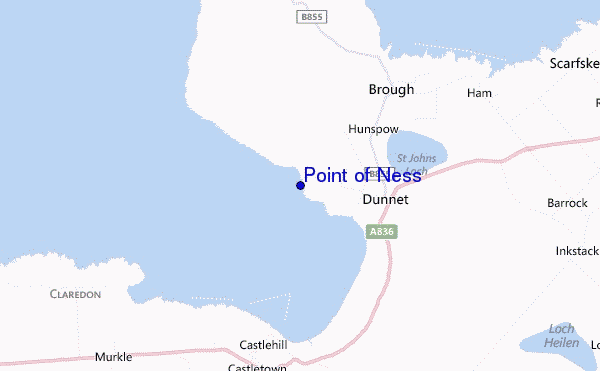Point of Ness location map