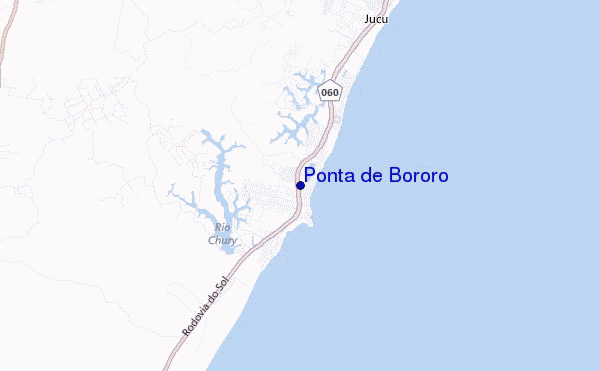 Ponta de Bororo location map