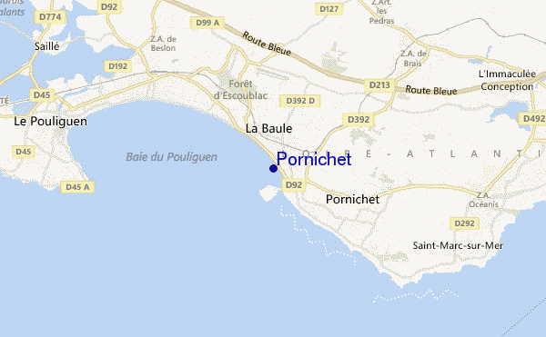 Pornichet location map